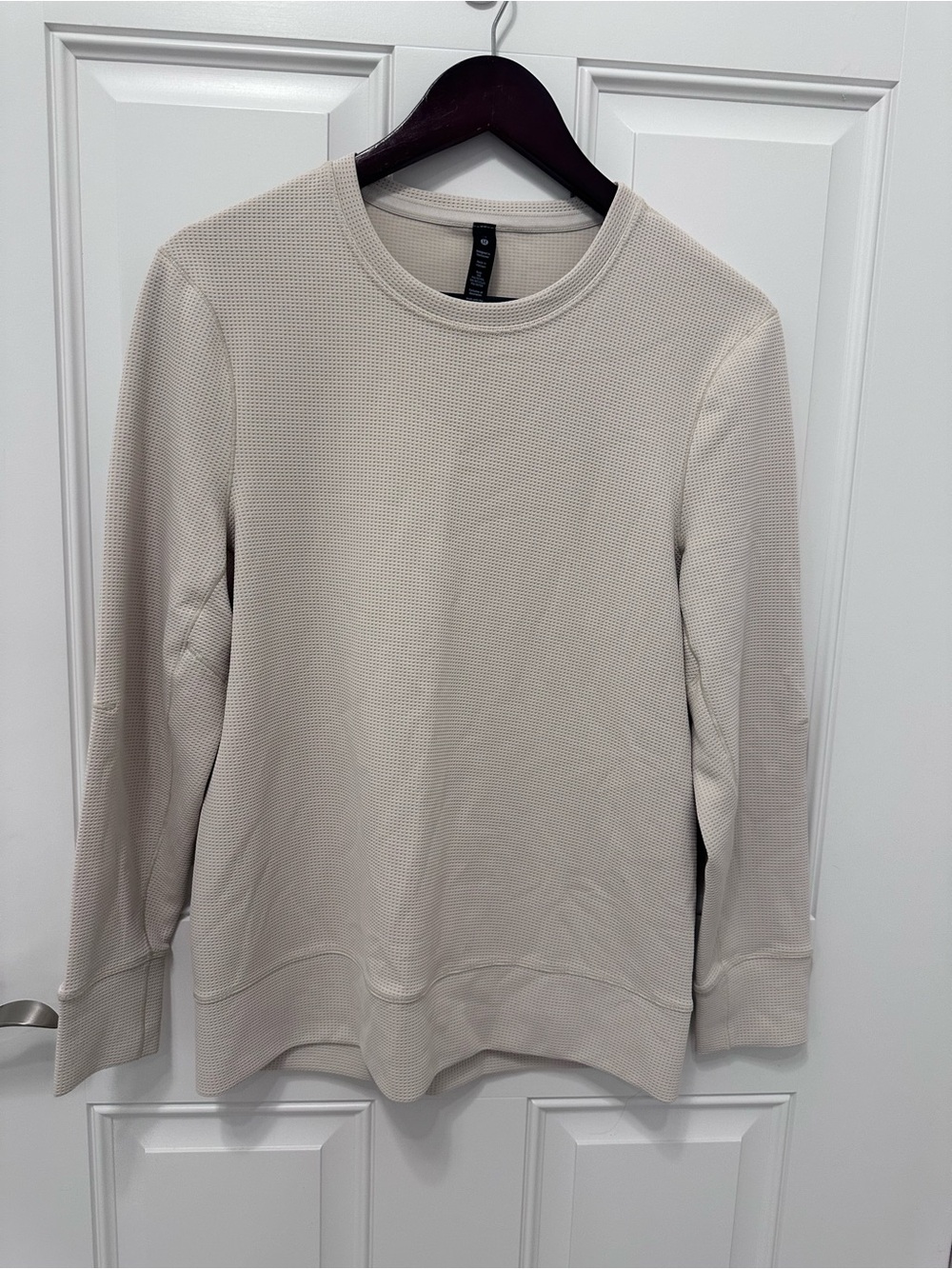lululemon athletica Men's Crewneck Sweater in Light Cream